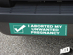I aborted my unwanted pregnancy.