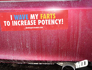I wave my farts to increase potency!